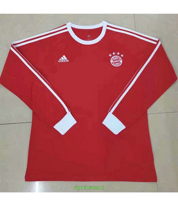 Tailandia Equipacion Camiseta Bayern Munich Manga Larga Rojo 2021