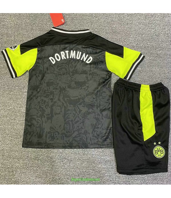 Tailandia Equipacion Camiseta Borussia Dortmund Ninos Versión Común 2021