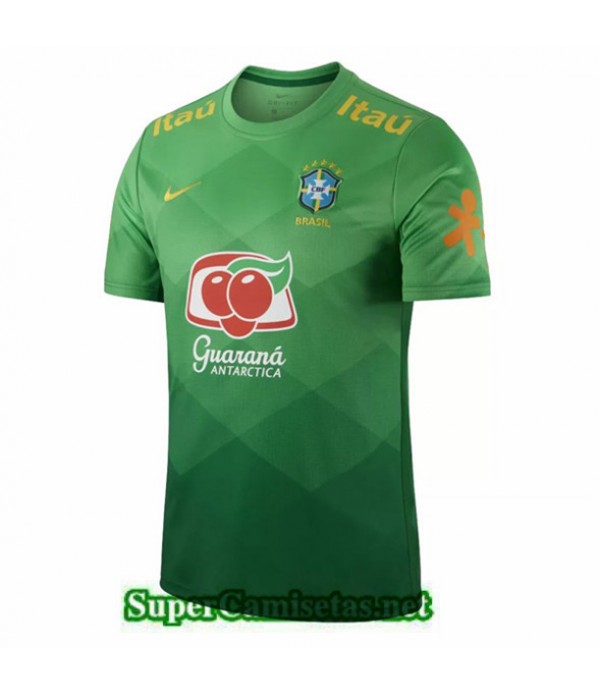 Tailandia Equipacion Camiseta Brasil Pre Match Entrenamiento 2021