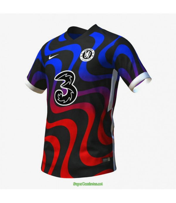 Tailandia Equipacion Camiseta Chelsea Concepto Azu...