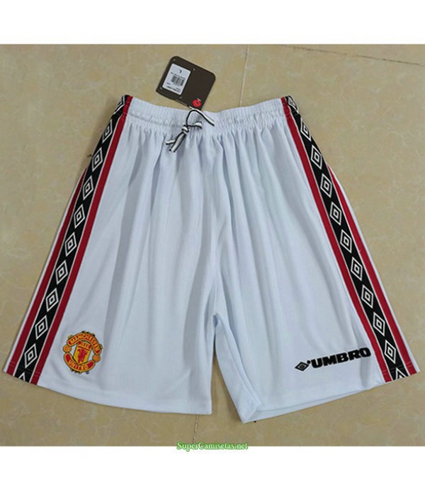 Tailandia Equipacion Camiseta Hombre Manchester United Short Blanco