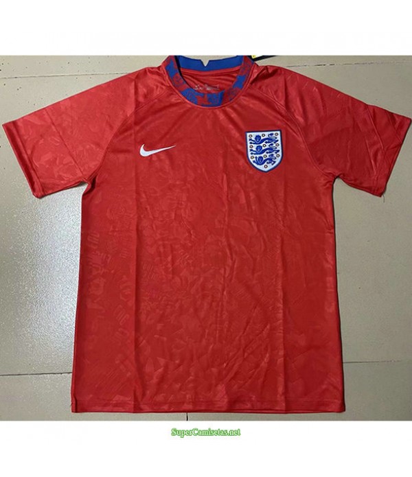 Tailandia Equipacion Camiseta Inglaterra Pre Match Entrenamiento Rojo 2021
