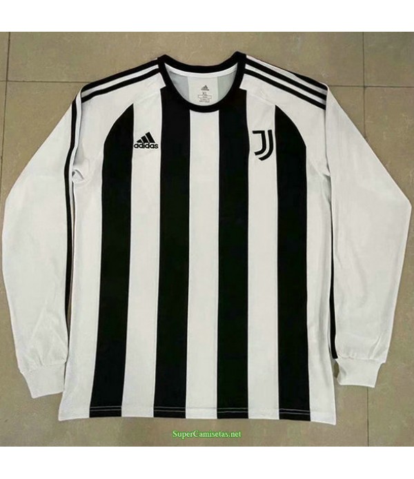 Tailandia Equipacion Camiseta Juventus Manga Larga Blanco 2021
