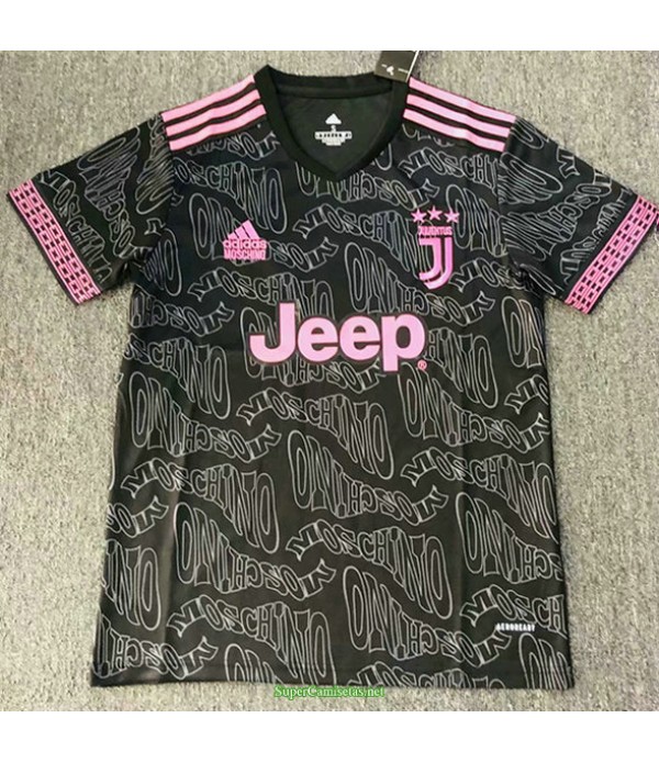Tailandia Equipacion Camiseta Juventus Negro 2021