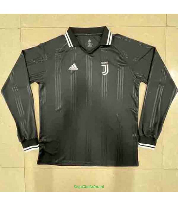 Tailandia Equipacion Camiseta Juventus Pre Match Entrenamiento Manga Larga 2021