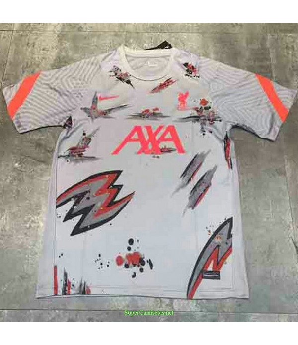 Tailandia Equipacion Camiseta Liverpoo Gris/naranj...