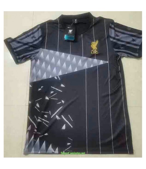 Tailandia Equipacion Camiseta Liverpool Negro Entr...