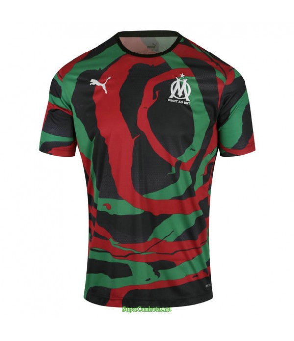 Tailandia Equipacion Camiseta Marsella Om Africa 2021collectors Negro/verde/rojo 2021