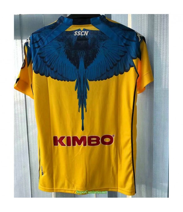 Tailandia Equipacion Camiseta Napoli Portero Amarillo 2021
