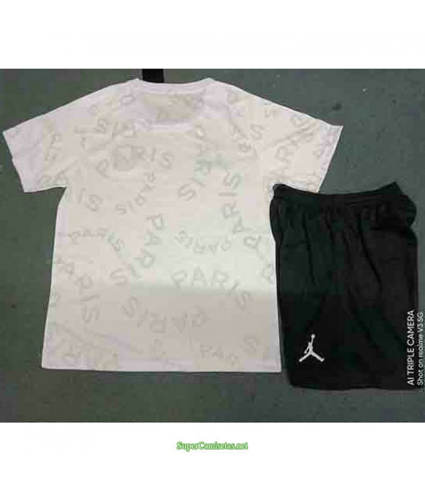 Tailandia Equipacion Camiseta Psg Paris Ninos Blanco Entrenamiento Suit 2021