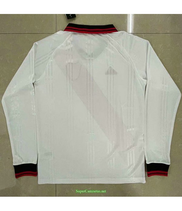 Tailandia Equipacion Camiseta River Plate Manga Larga Blanco 2021
