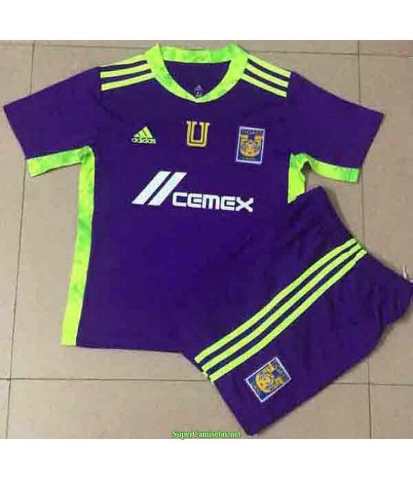 Tailandia Equipacion Camiseta Tigers Ninos Púrpura Goalie 2021