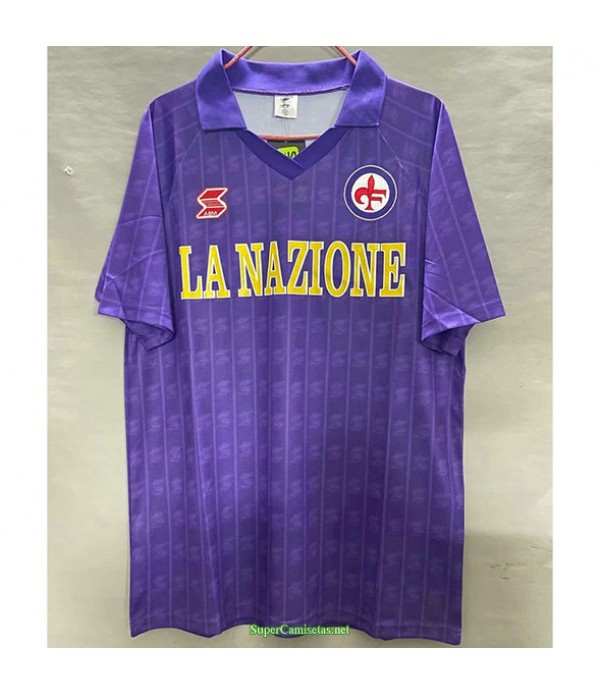 Tailandia Primera Equipacion Camiseta Fiorentina Hombre 1989 90