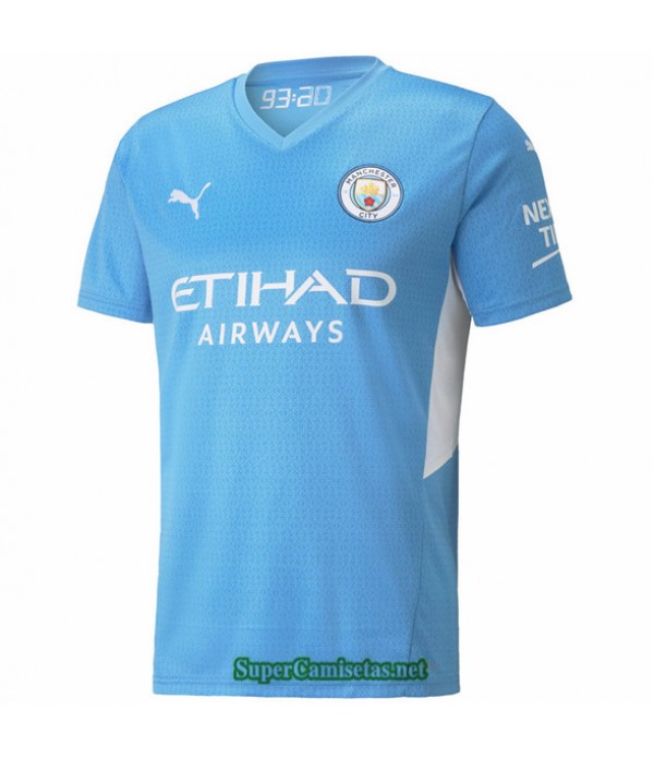 Tailandia Primera Equipacion Camiseta Manchester City Azul 2021