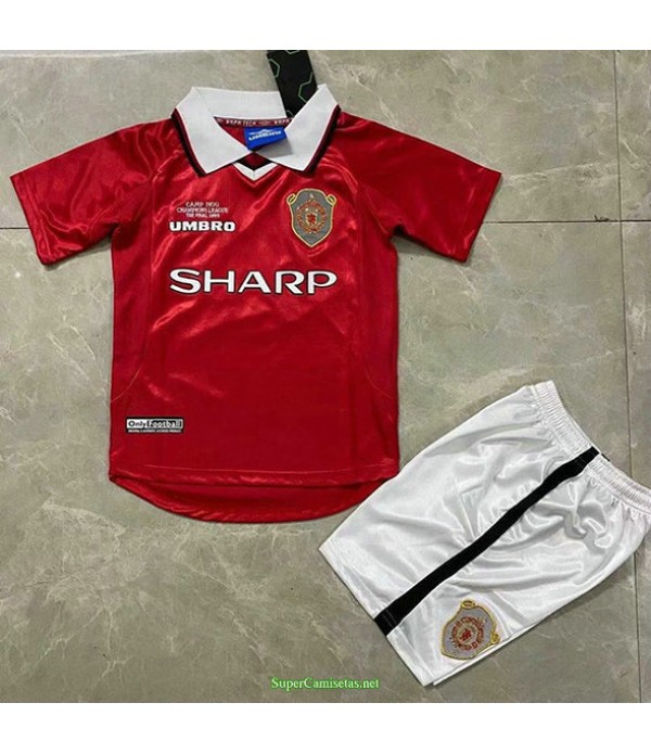 Tailandia Primera Equipacion Camiseta Manchester United Ninos Hombre 1999 2000