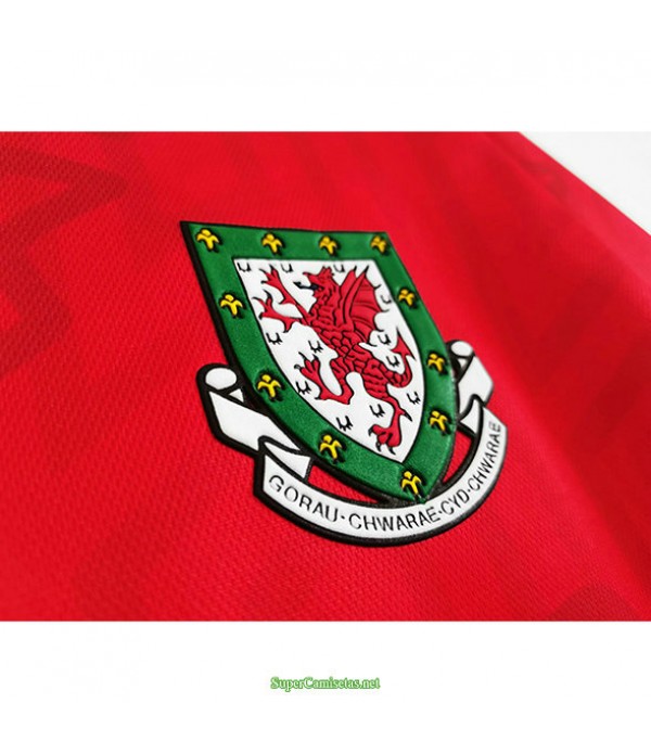 Tailandia Primera Equipacion Camiseta Wales Hombre 1992 94