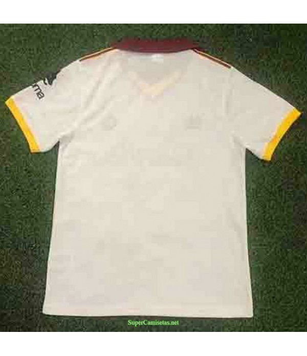 Tailandia Segunda Equipacion Camiseta As Roma Hombre 1991 92