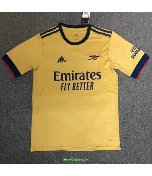 Tailandia Segunda Equipacion Camiseta Arsenal Amarillo 2021