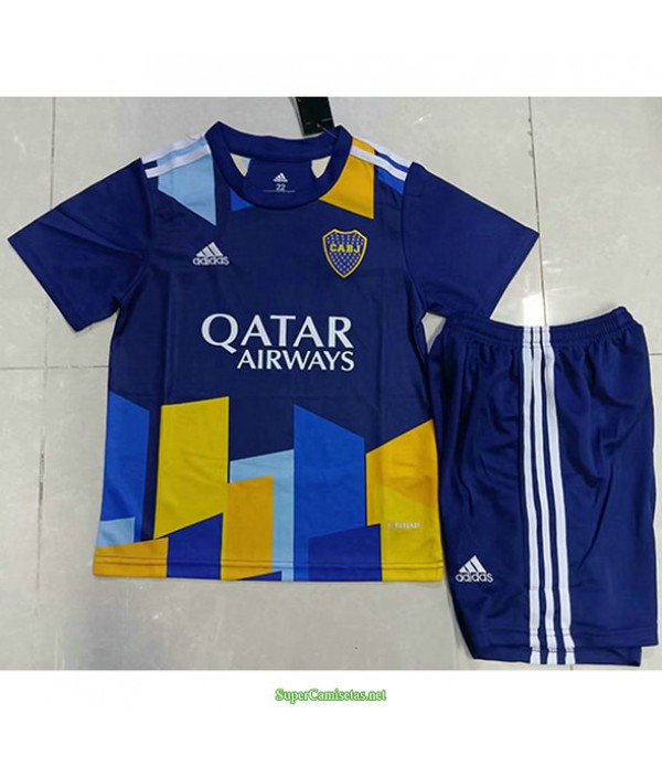 Tailandia Tercera Equipacion Camiseta Boca Juniors Ninos 2021