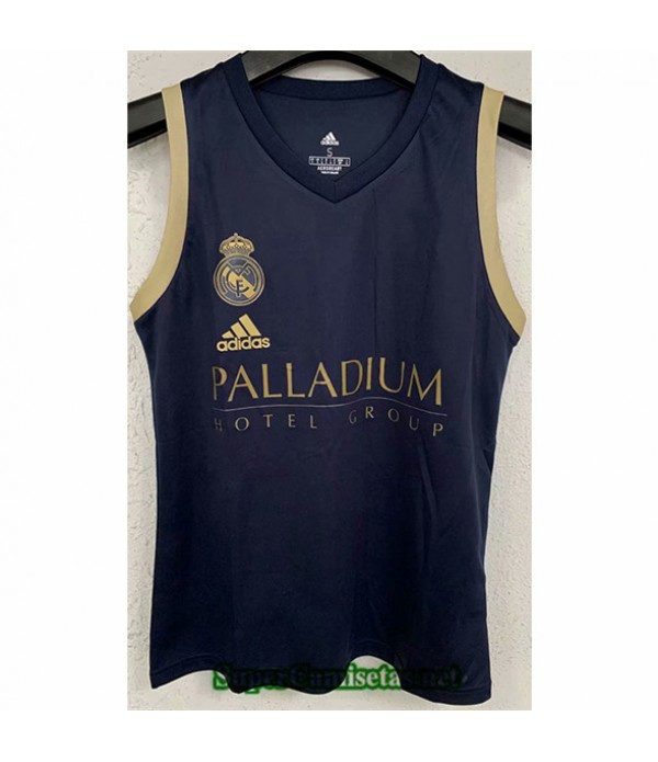 Tailandia Equipacion Camiseta Real Madrid Vest Neg...
