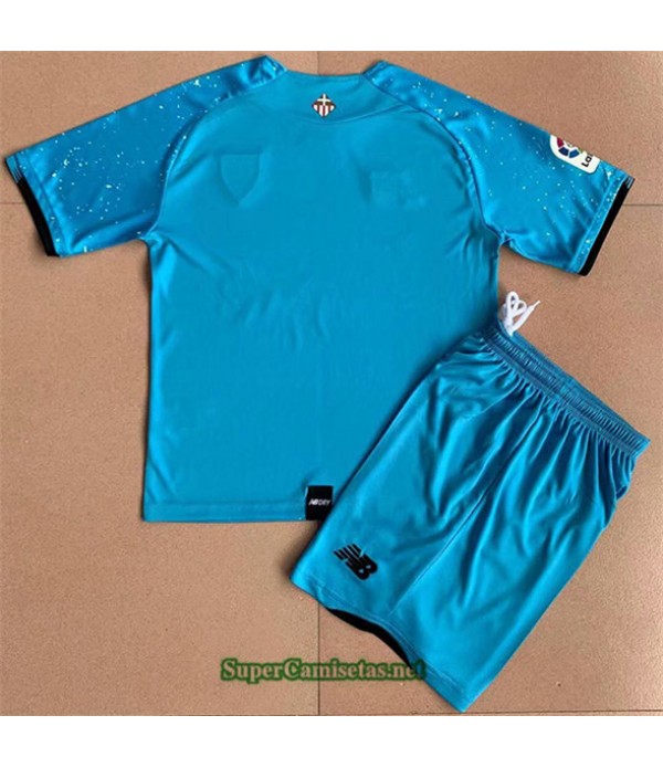 Tailandia Portero Equipacion Camiseta Athletic De Bilbao Enfant Azul 2021 2022