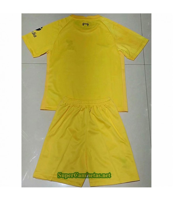 Tailandia Portero Equipacion Camiseta Liverpool Enfant Amarillo 2021 2022