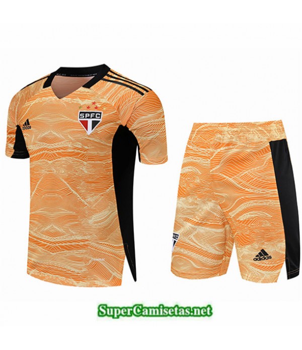 Tailandia Portero Equipacion Kit De Camiseta Sao P...