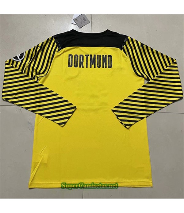 Tailandia Primera Equipacion Camiseta Borussia Dortmund Manga Larga 2021 2022