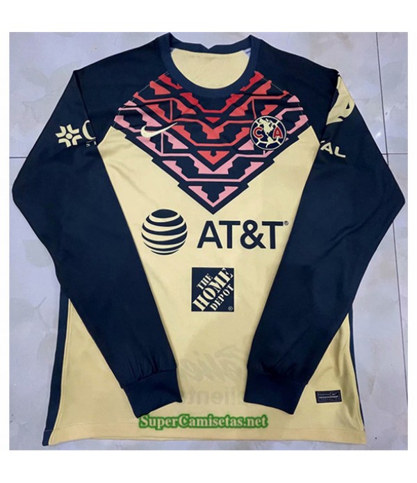Tailandia Primera Equipacion Camiseta Club America Manga Larga 2021 2022