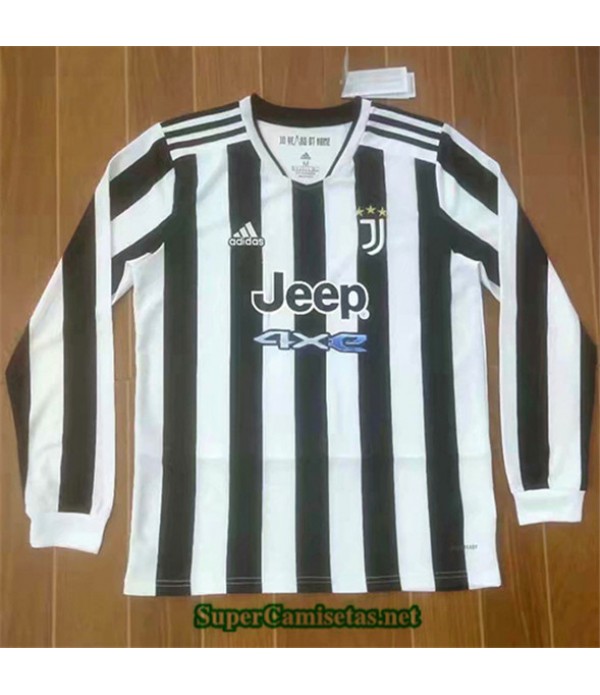 Tailandia Primera Equipacion Camiseta Juventus Manga Larga 2021 2022