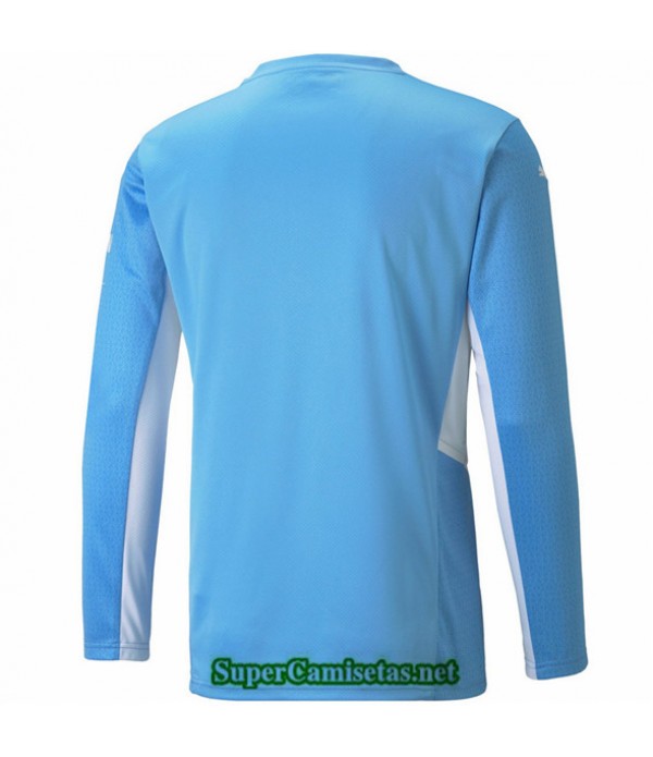 Tailandia Primera Equipacion Camiseta Manchester City Manga Larga 2021 2022