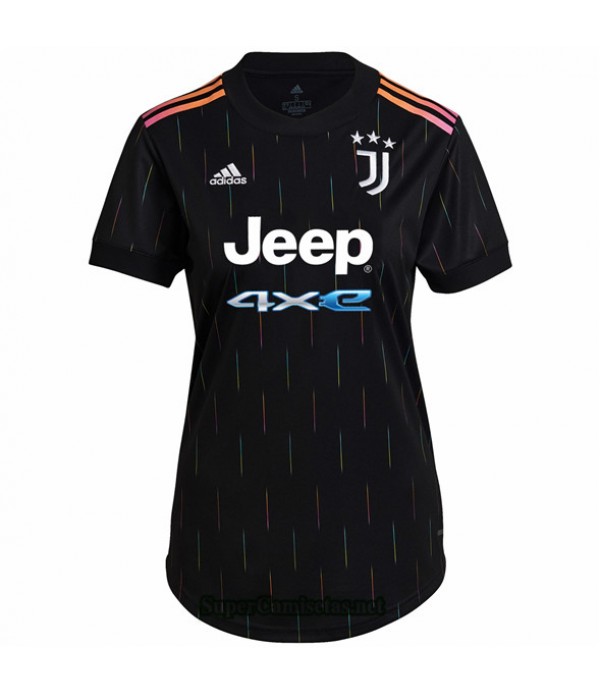 Tailandia Segunda Equipacion Camiseta Juventus Fem...