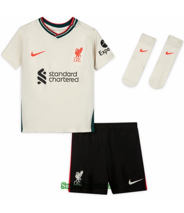 Tailandia Segunda Equipacion Camiseta Liverpool Enfant 2021 2022