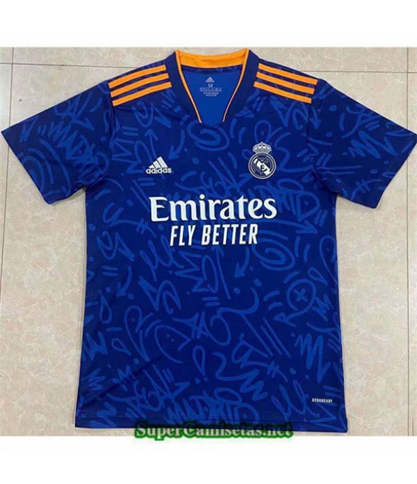 Tailandia Segunda Equipacion Camiseta Real Madrid 2021 2022
