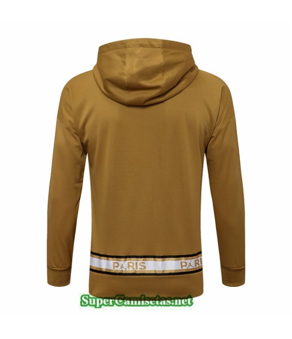 Tailandia Camiseta Jordan Psg Chaqueta à Capuche Caqui 2021/22