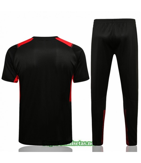 Tailandia Camiseta Kit De Entrenamiento Ac Milan Gris/negro 2021/22
