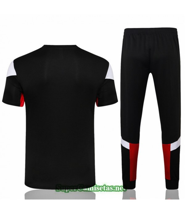 Tailandia Camiseta Kit De Entrenamiento Ac Milan Negro 2021/22