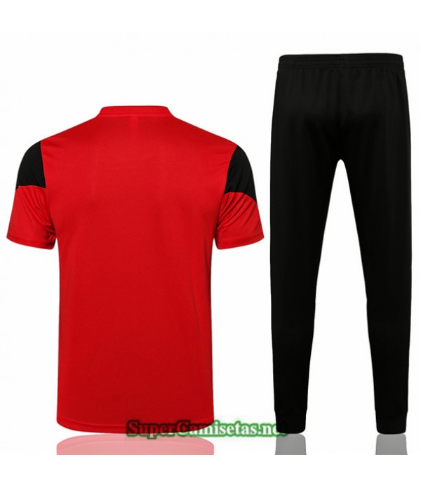 Tailandia Camiseta Kit De Entrenamiento Ac Milan Rojo 2021/22