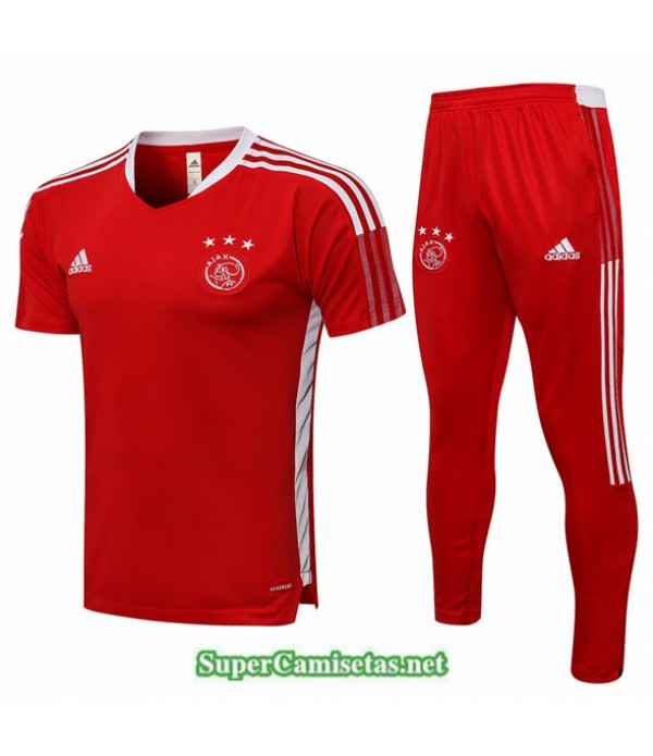 Tailandia Camiseta Kit De Entrenamiento Ajax Rojo 2021/22