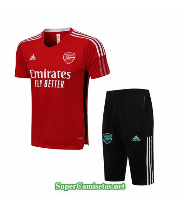 Tailandia Camiseta Kit De Entrenamiento Arsenal 3/4 Rojo 2021/22