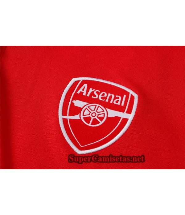 Tailandia Camiseta Kit De Entrenamiento Arsenal Polo Rojo 2021/22