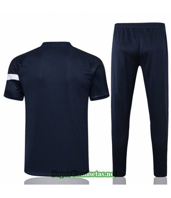 Tailandia Camiseta Kit De Entrenamiento Francia Azul Marino 2021/22