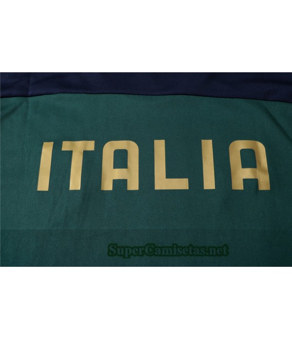 Tailandia Camiseta Kit De Entrenamiento Italia Verde Oscuro 2021/22