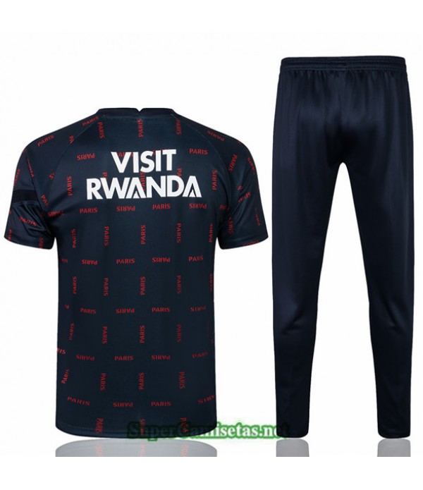 Tailandia Camiseta Kit De Entrenamiento Jordan Psg Azul Marino 2021/22