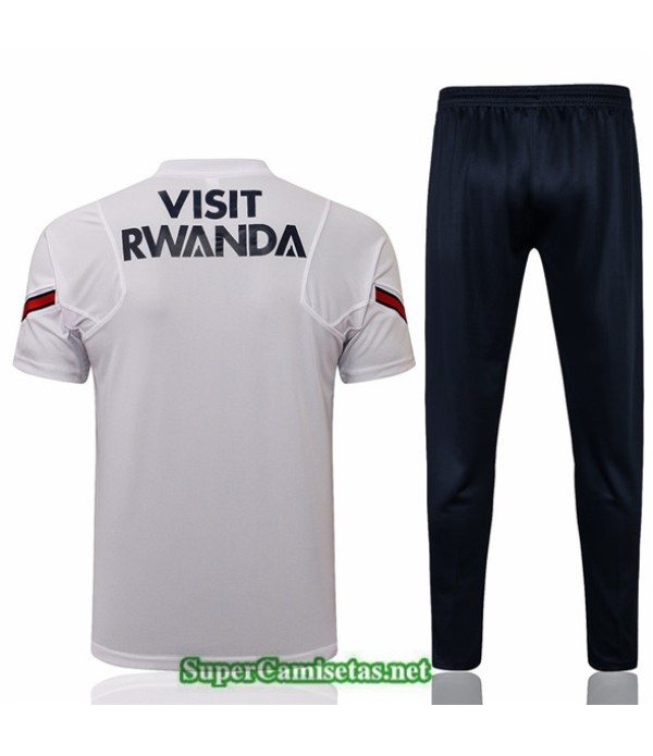 Tailandia Camiseta Kit De Entrenamiento Jordan Psg Blanco 2021/22