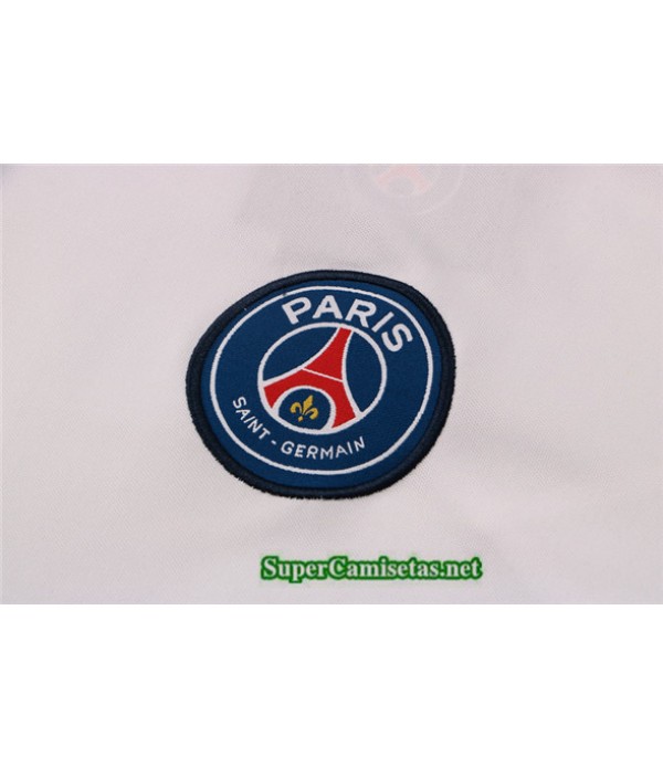 Tailandia Camiseta Kit De Entrenamiento Jordan Psg Blanco 2021/22