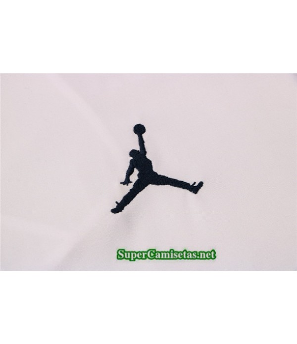 Tailandia Camiseta Kit De Entrenamiento Jordan Psg Blanco 2021/22