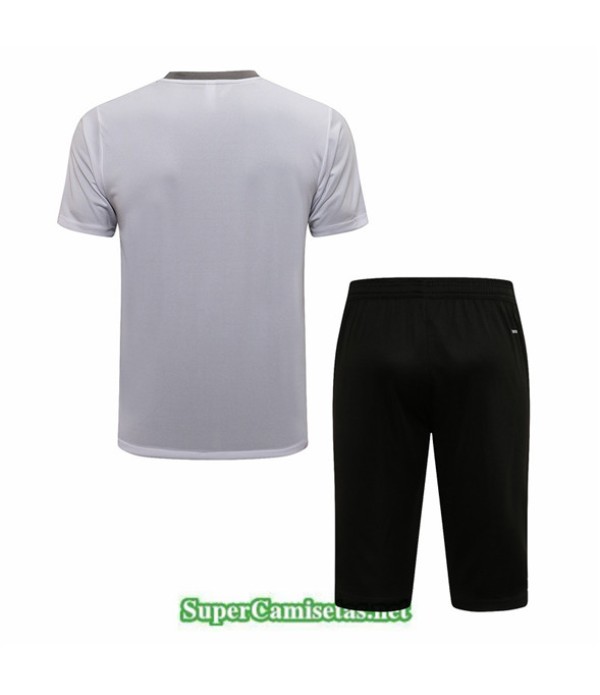 Tailandia Camiseta Kit De Entrenamiento Juventus 3/4 Blanco 2021/22