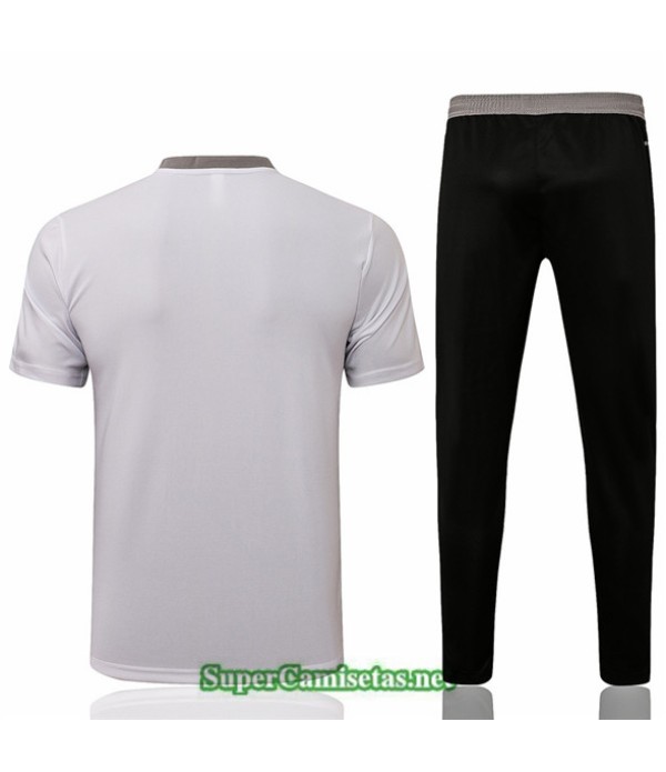 Tailandia Camiseta Kit De Entrenamiento Juventus Polo Blanco 2021/22
