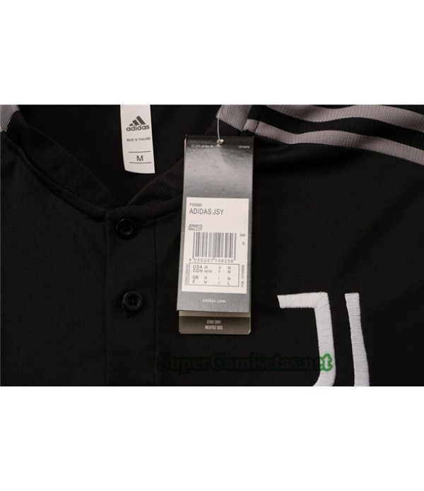 Tailandia Camiseta Kit De Entrenamiento Juventus Polo Negro 2021/22